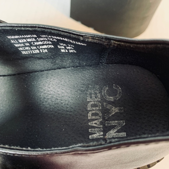 Madden NYC Black Mary Jane Shoe Size 7.5 Platform Chunky Whimsygoth Witchy - Picture 7 of 11